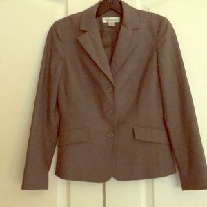 Petite Sophiscate Ladies Gray Blazer
